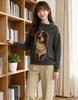 Women's Retro Dachshund Knit Sweater - Cute, Stylish, and Unique.