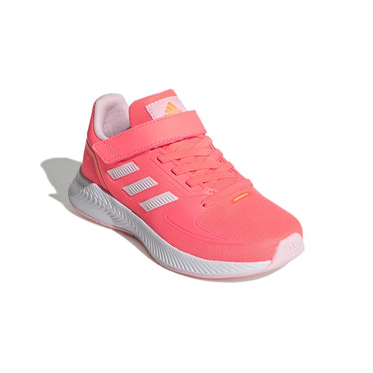 adidas Runfalcon 2.0 K Slip Resistant Abrasion Resistant Low Top Kids' Running Shoes Peach Pink Kids' GV7754