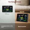 Digital Thermometers Hygrometer Alarm Clock With WiFi Connection Color Screen Weather Updates For Indoor Outdoor