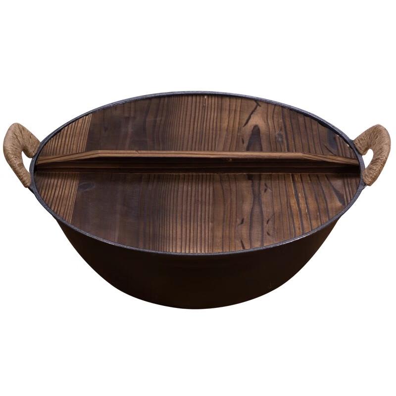

Xiangchong Traditional Double-Handle Cast Iron Wok