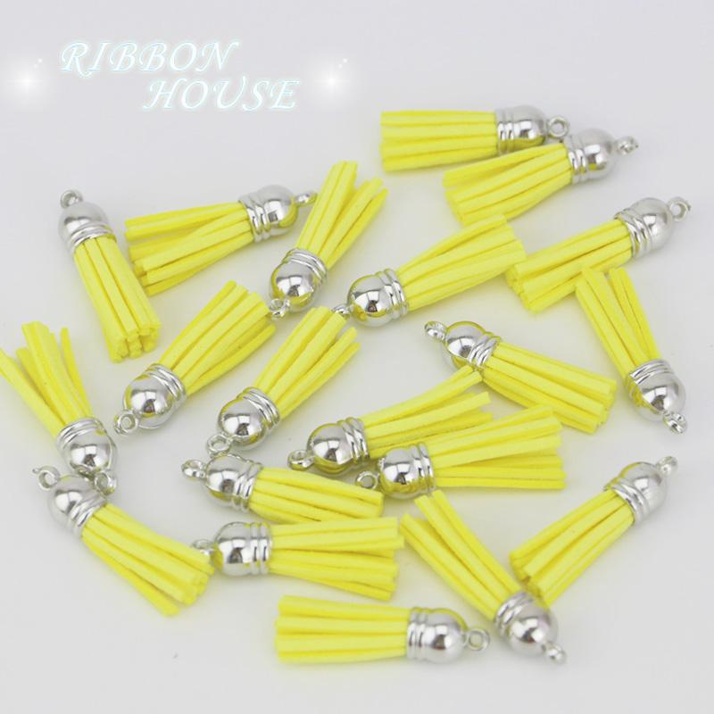 (20 pcs/lot) Tassel Vintage Leather Tassels Fringe for Purl Macrame DIY Jewelry Keychain Cellphone Straps Pendant