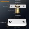 4Pcs Magnetic Balls Door Catches Adjustable Concealed Latches Closet Door Balls Catches Replacement French Door Lock
