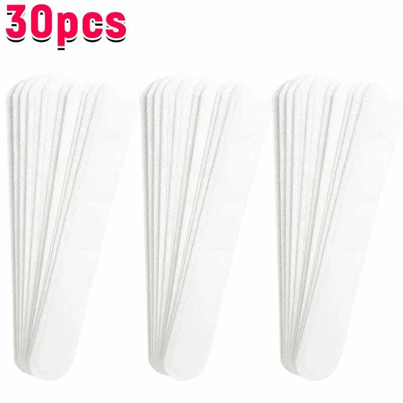 10-40pcs Women's Hat Sweat Absorber Stickers Men Anti-dirt Sports Belt Cap Rim Invisible White Tape Hat Size Reducer Liner Pads