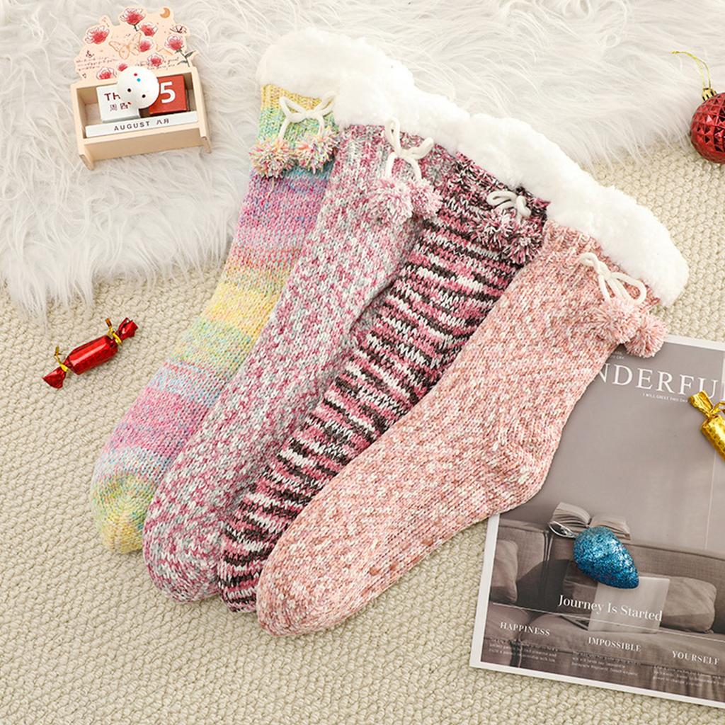 Fuzzy Socks For Women Girl - Winter Warm Sleeping Plush Comfy Slipper Socks