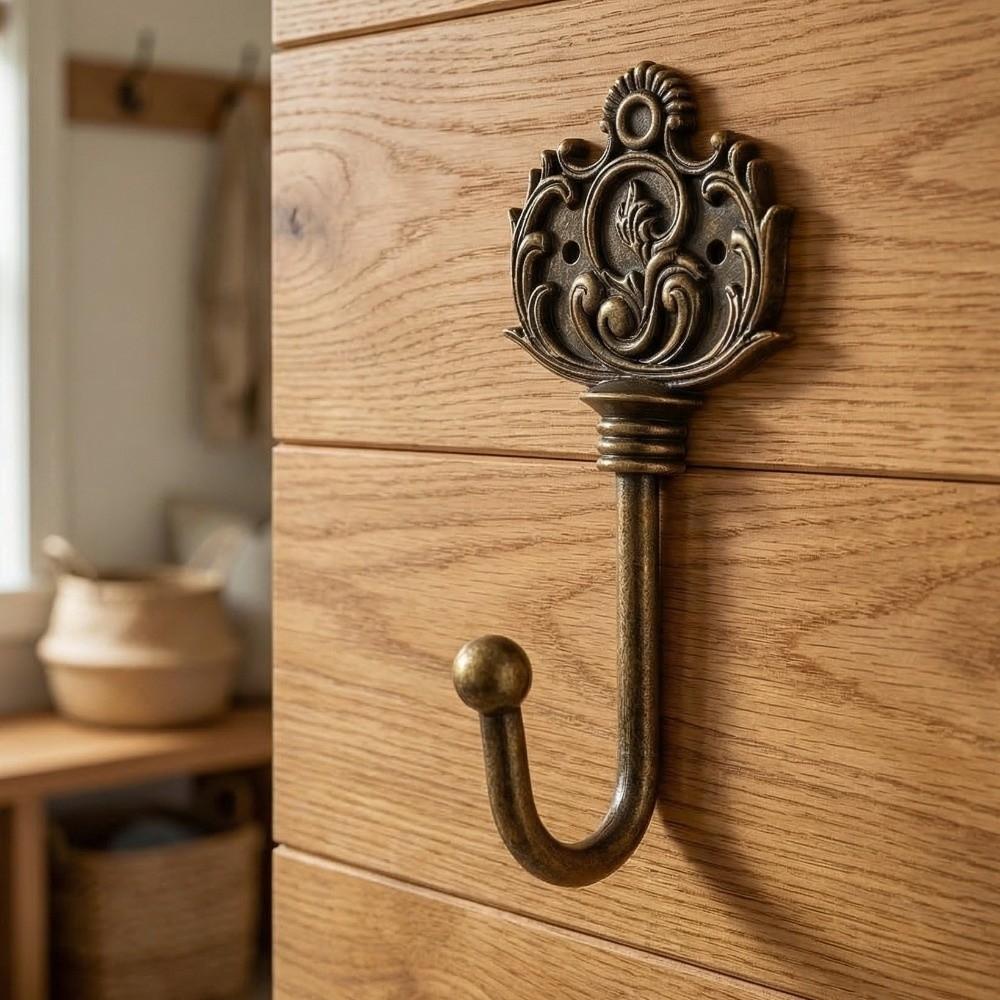 Home Decoration Hanging Key Holder Iron European Style Metal Hook Nordic Style Wall Hook Home