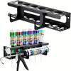 Caulking Tool Rack Holder, Glue Tube And Nozzles Rack, Wall-Mounted Manual Loading Tool Storage Rack, Storage Box for Garages, Storage Racks