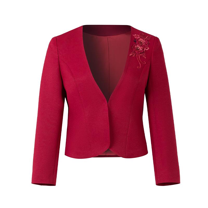 

Элегантный комплект из двух предметов большого размера, Осень 2024: Элегантное платье для матери невесты для женщин среднего и пожилого возраста M