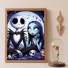 5d Diamond Painting Full of Diamonds Diy Diamond Embroidery Decorative Painting Ornaments Living Room Nightmare Before Christmas Jack and Sally