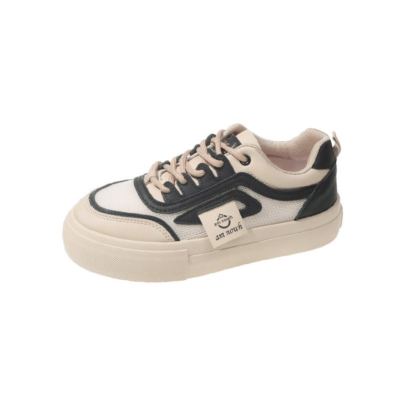 

New little white shoes women s 2025 summer breathable mesh shoes versatile sports board shoes heightening platform mesh shoes Forrest Gump shoes 40 чорний