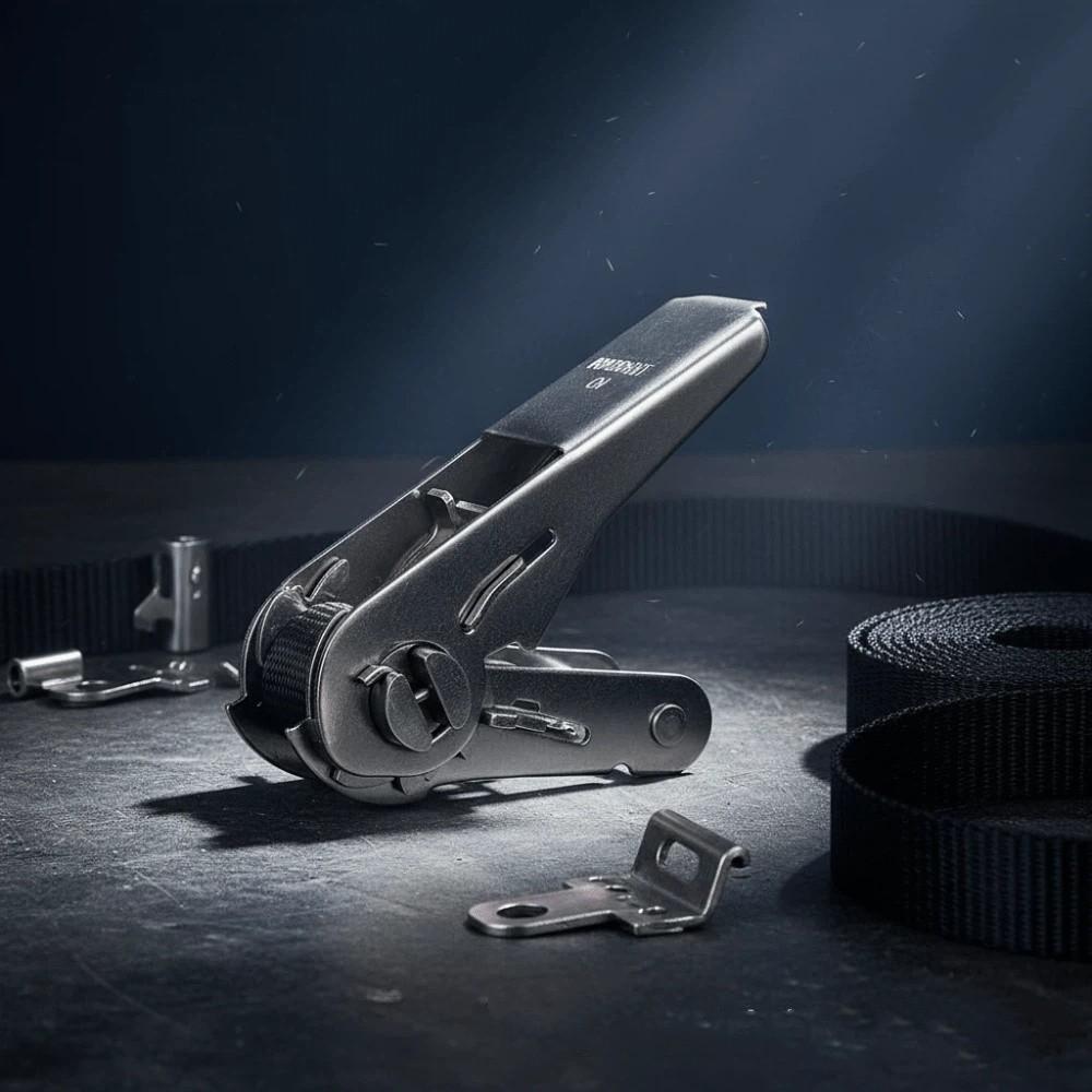 Premium Stainless Steel Stainless Steel Ratchet Tensioner Solid Strength Long Service Life Cargo Lashing Buckle