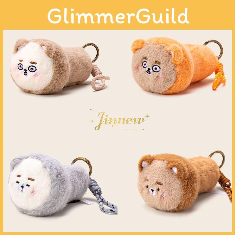 Kühner Jinnew Niedlicher Bär Leuchtende Taschenlampe Plüsch Schlüsselanhänger Anhänger Kinder Für