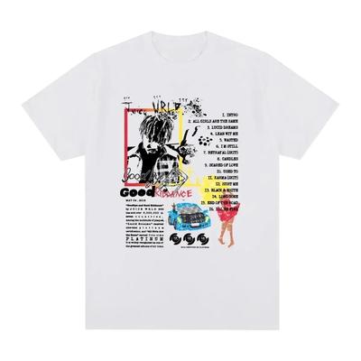 Camiseta de algodón con gráfico de rapero JUICE WRLD, camiseta Unisex de estilo Hip Hop para mujer, camiseta de manga corta a la moda, camisetas de gran tamaño para verano 2024