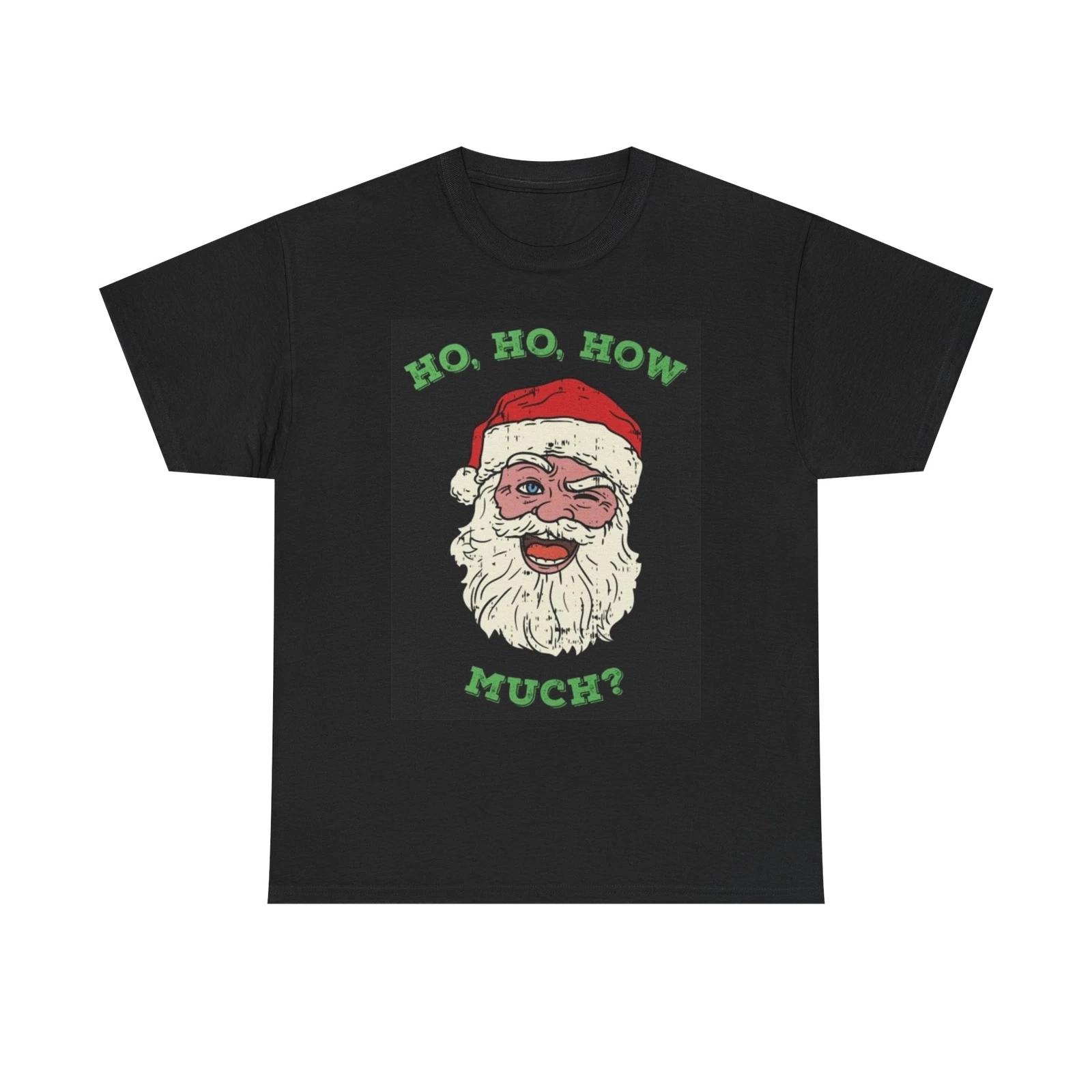 Men s and Women s T-shirts Santa Graphic XXXXL