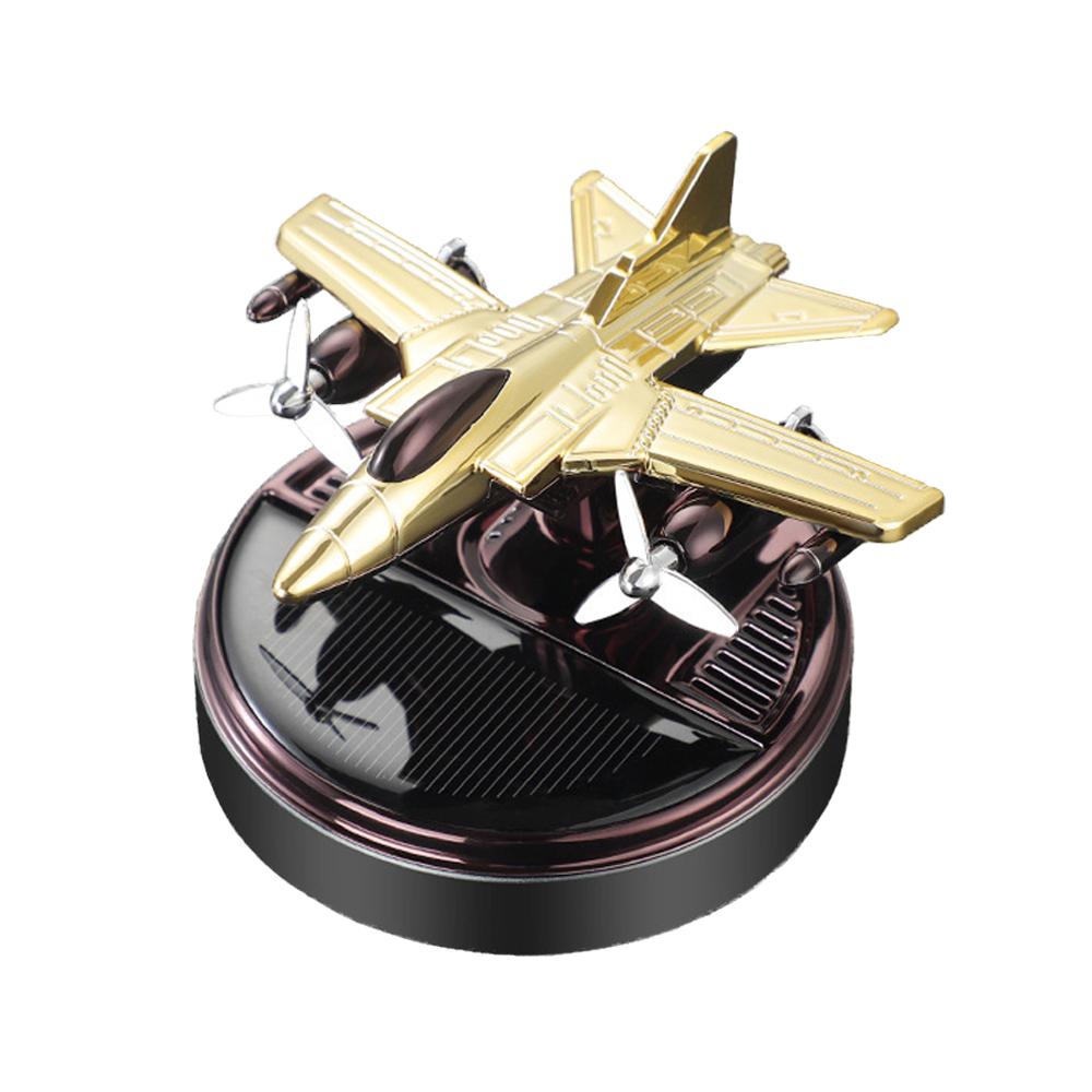 New Solar Fighter Car Air Freshener Propeller Rotate Perfume Fragrance Decoration Flavoring Supplies Interior Accessories