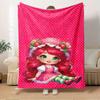 1pc Strawberry,Cute,CartoonPrint Blanket Suitable for All Seasons, Perfect for Home, Travel, or Camping  259