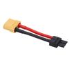 RC Connector XT90 Cable 12AWG Approx 3.90in Safe Stable Durable Plastic Copper Soft Silicone Male to XT90 Female