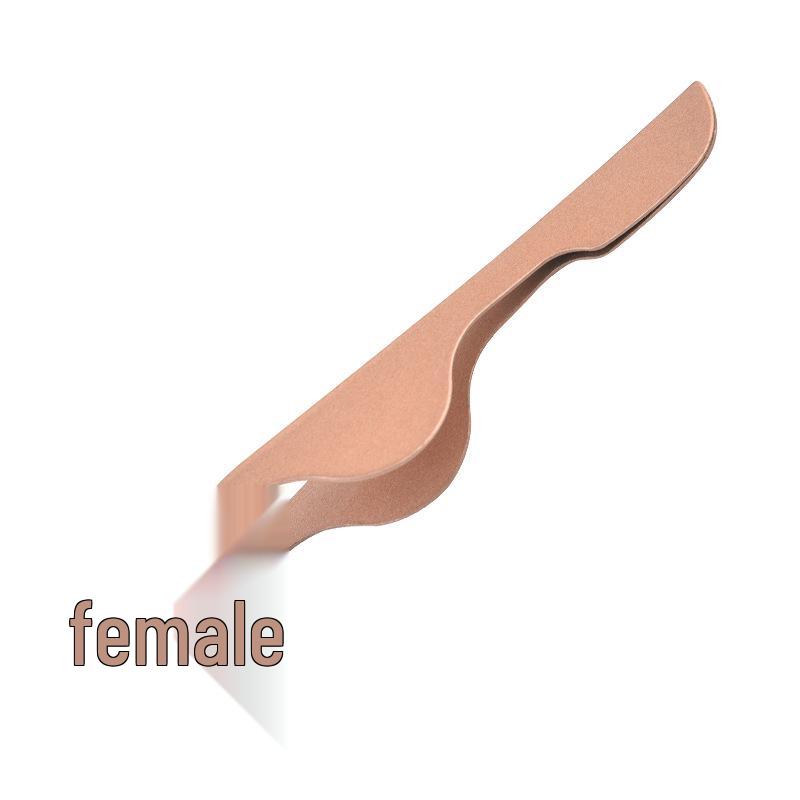 Aplikator i zalotka do sztucznych rzęs ze stali nierdzewnej