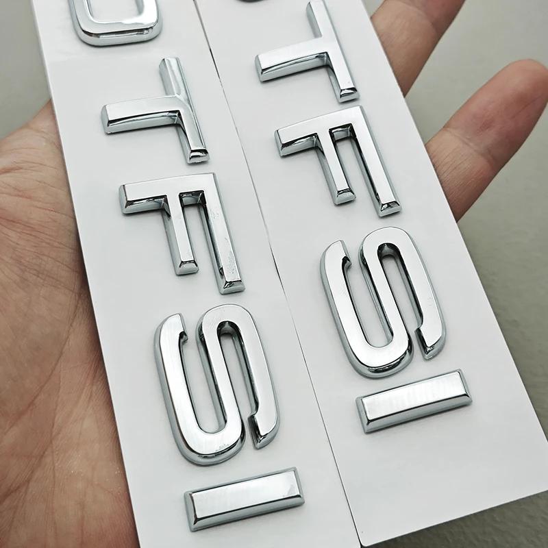 3D ABS Chrome Black Car Styling 30 35 TFSI Rear Trunk Badge Emblem For Audi A3 8V A4 B9 30TFSI 35TFSI Auto Exterior Accessories