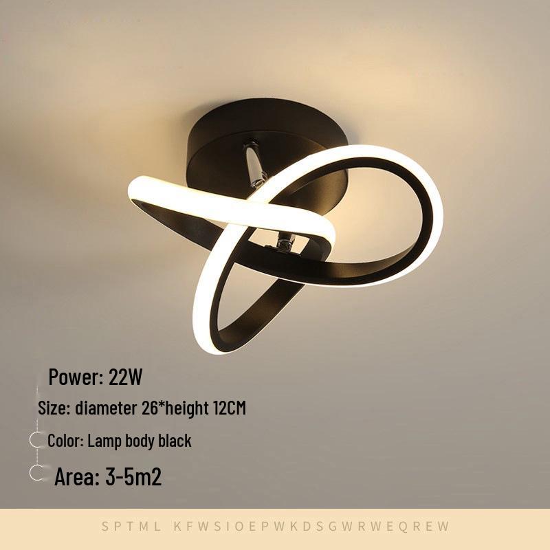 Nordic Modern Ceiling Lamp for Corridor - Creative Decorative Lighting with Simple Personality Design