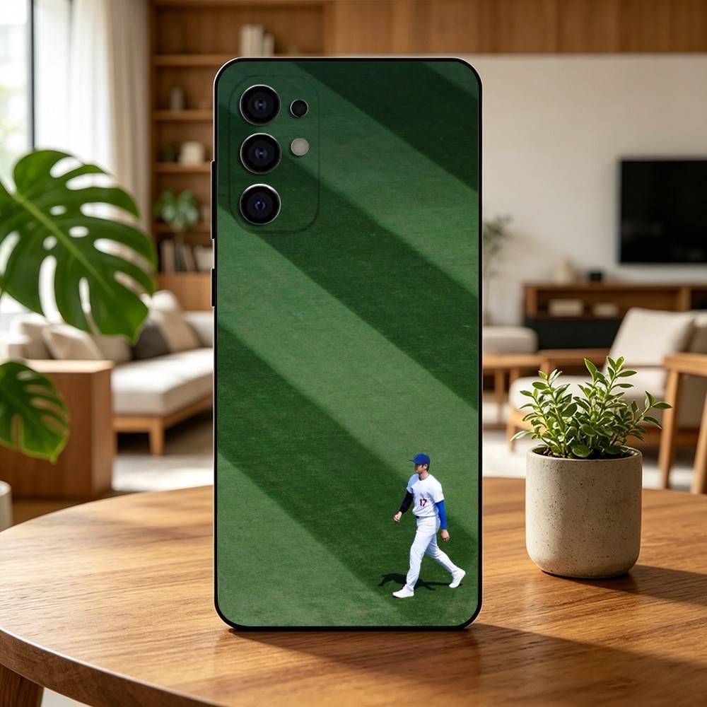 Baseball 17 S-Shohei O-Ohtani  Phone Case For Samsung S25,S24,S21,S22,S23,S30,Ultra,S20,Plus,Fe,Lite,Note,10,Black Cover
