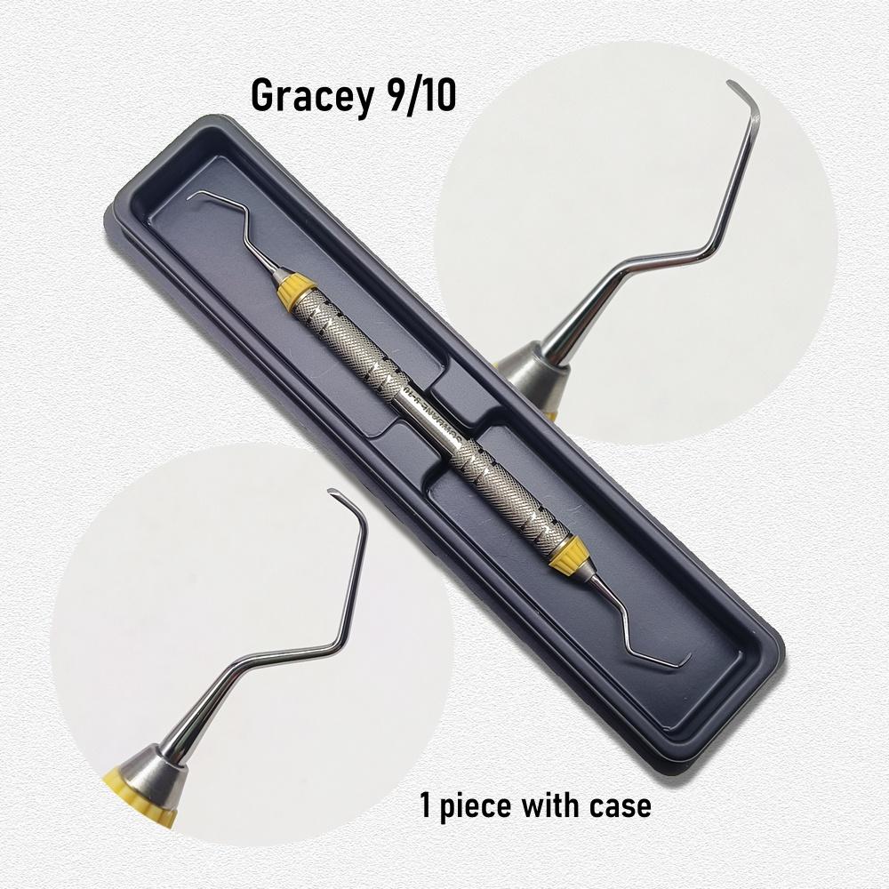 1 stk Høykvalitets Dental Gracey kuretter Periodontal skaler Rustfritt stål Periodontale benkuretter Perio