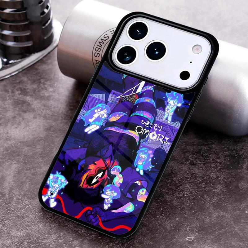 Omori Mewo Cat fanart Phone Case for iPhone 17 16 15 Pro Max Air 14 13 12 11 Plus Shockproof Capa Cover
