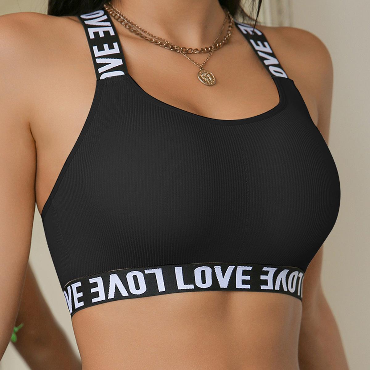 

Жіночий бюстгальтер без спинки Європейський Простий Push Up Білизна M L XL M чорний