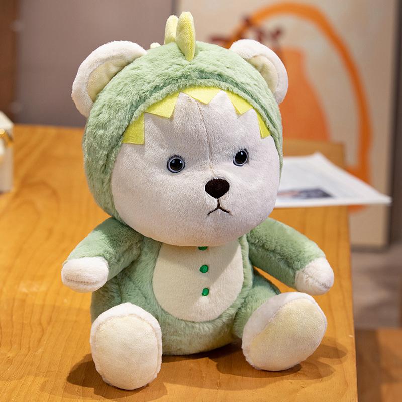 

12~60 см медведь косплей мультфильм животные кукла плюшевая игрушка аллигатор панда единорог футболка одетый рождественский подарок ребенок Appeas 60cm