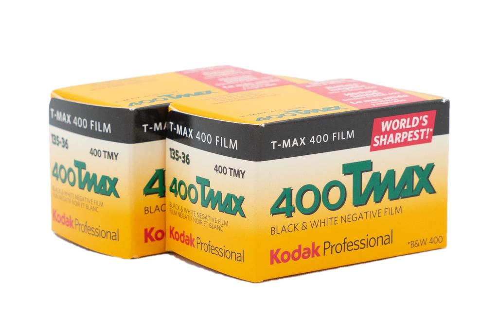 Kodak Black and White Negative Film T-MAX 400 35mm 36 Exposures (Set of 2)