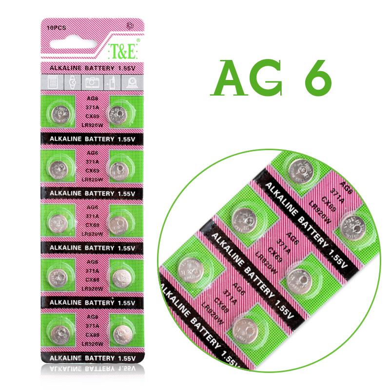 KK8 10 X Alkaline Battery L921F AG6 LR69 Batteries