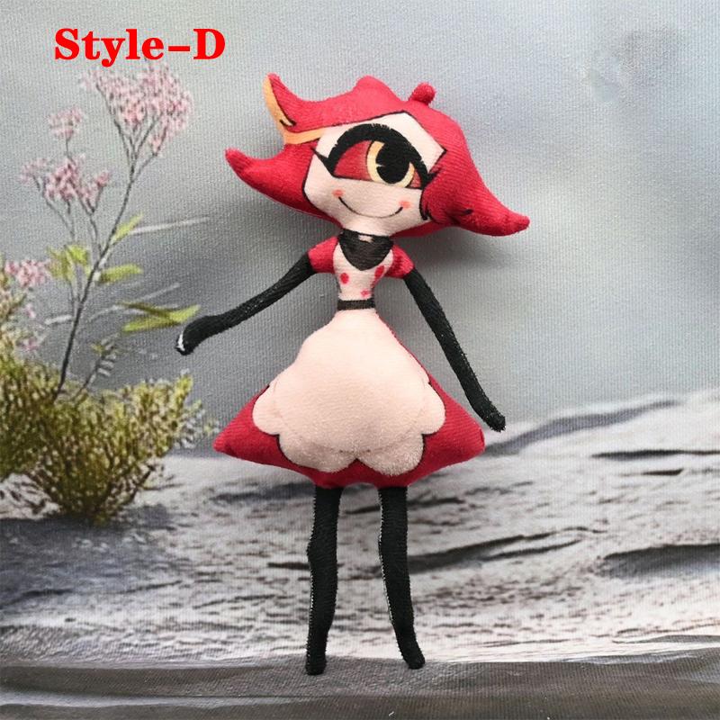Hazbin Hotel Plüschtier mit flexiblem Draht, posierbare Anime-Charakterpuppe, süßes lustiges Geschenk