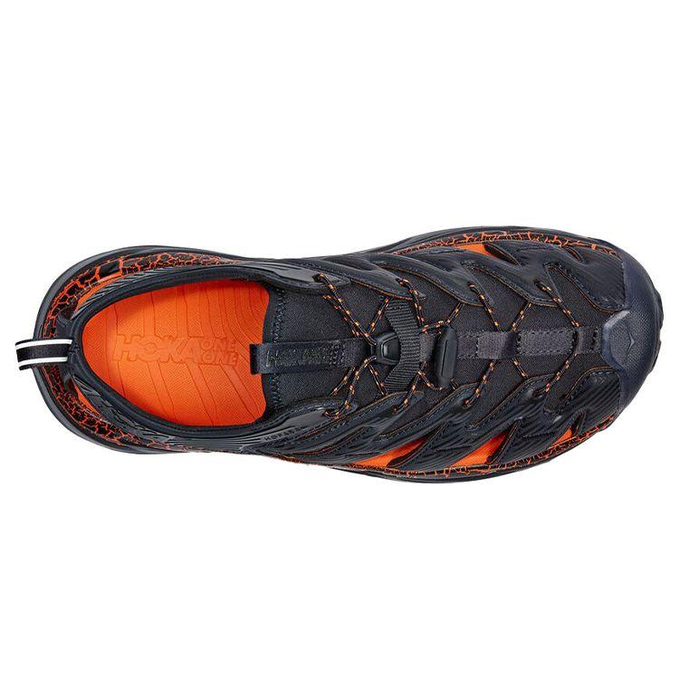 Hoka One One Hopara Series Outdoor Hiking Durable Creek Sandals Unisex Sandals Black Orange 1106534-BGPO