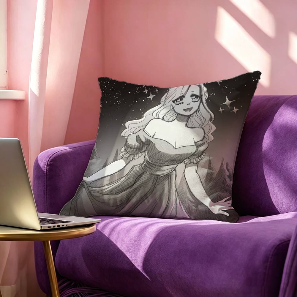 Game SSlay The PPrincess Anime Pillow Case Square DoubleSided Sofa Cushion Cover Bedroom Bedside Pillow