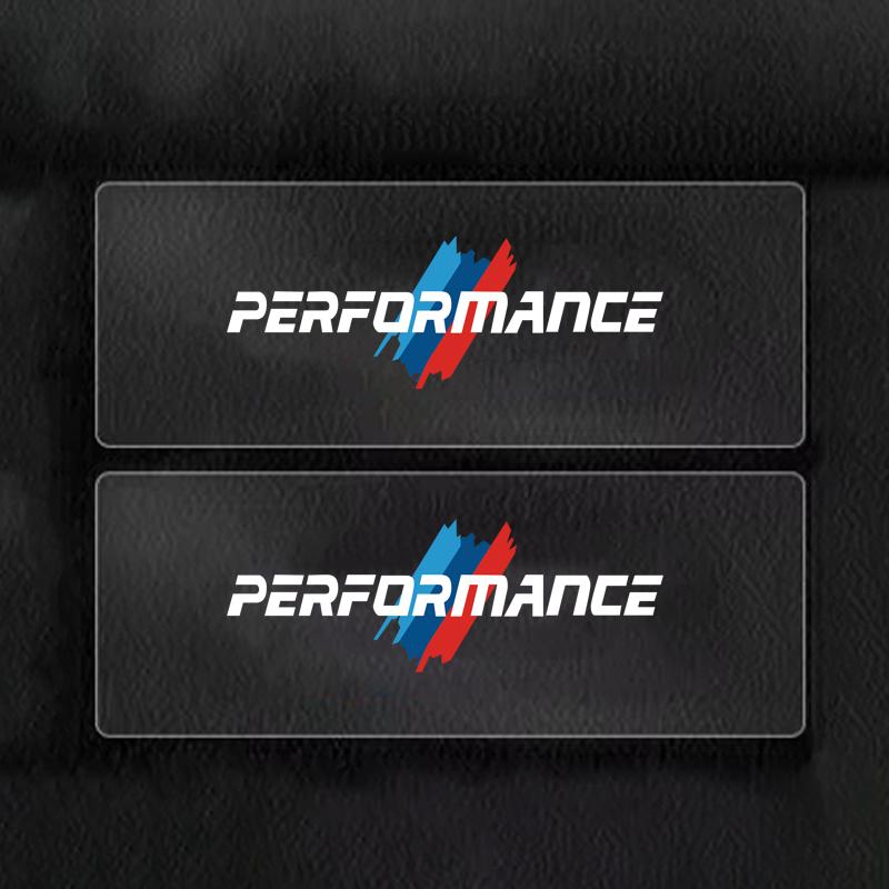 2Pcs Mperformance Car Body Sticker For BMW E30 E36 E39 E46 E60 E61 E64 E70 E71 E85 E87 E90 E83 F10 F20 F30 E80 M3 M5 G30 G20 DGJLS1