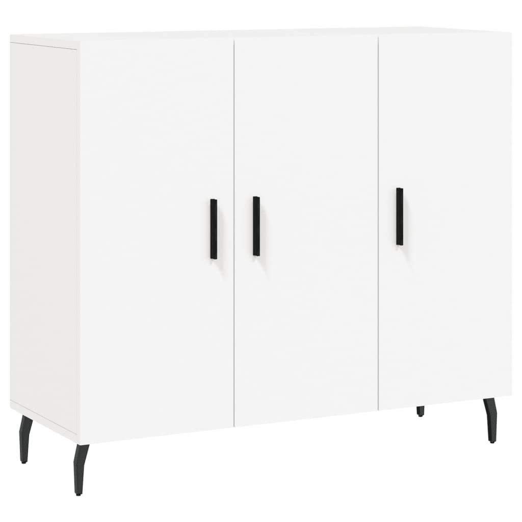 Vidaxl Mobile, Bianco, 90X34X80 Cm, Materiale a Base di Legno