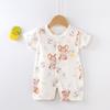 Tuta Jumpsuit Romper in Cotone Jacquard per Bebè 2025, 0-1 Anno, Body Sottile ed Elegante Classe A