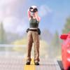 Hand Painted Miniature Figure Diorama Collection Photography Girl Mini for Scene