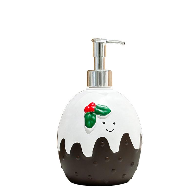 Egg Sub-bottle Shower Gel Press Bottle Shampoo Hand Sanitizer Bottle Empty Bottle Bathroom Home Decoration