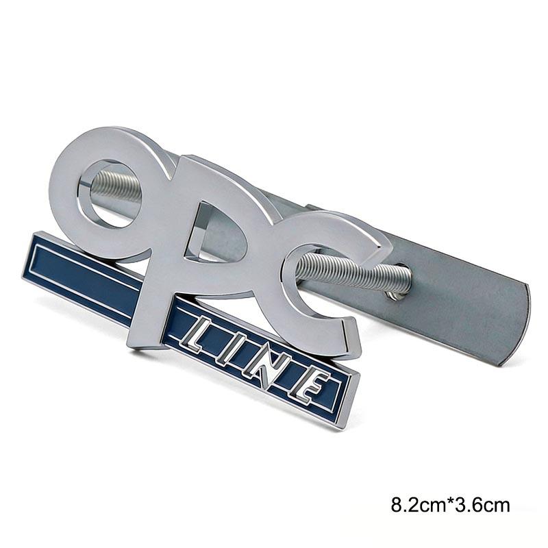 3D Metal OPC Line Car Sticker For Opel, Buick, New Regal Car Modification Parts