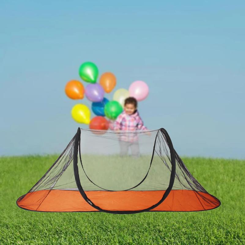 Nuovo Telo Tenda da Campeggio Esterno Anti-Zanzare Portatile Esterno Tipo Barca Installazione Gratuita Lancio a Mano Viaggio Zanzariera