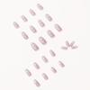Direct supply white flame soft nail wear nail art finished fake nail nail art patch nail patch removable nail