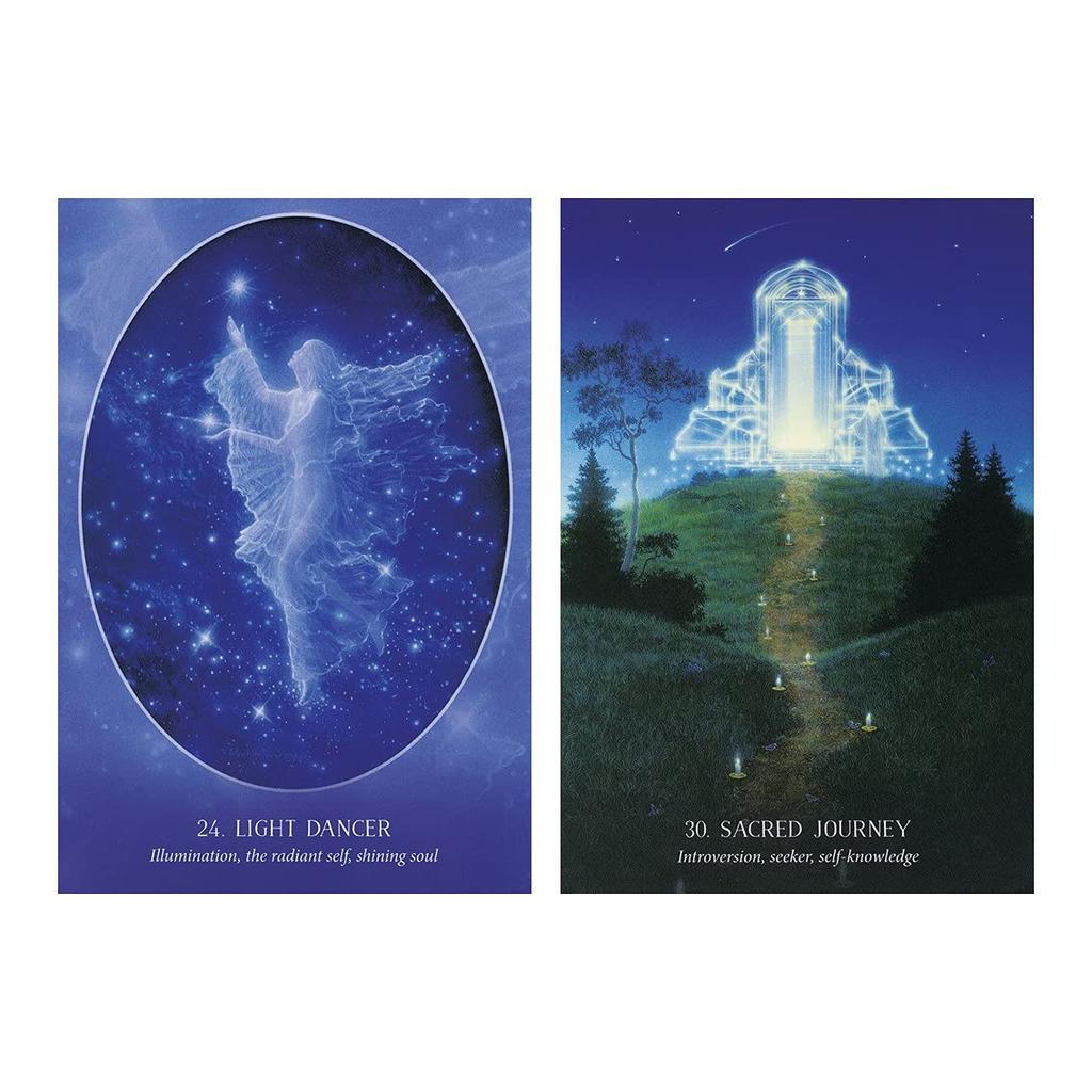 Kancharo Oracle Cards, 44-Card Set, Tarot Reading [Oracle of the Hidden Worlds], Includes Basic Instructions and Pouch (Japanese) (Authentic)