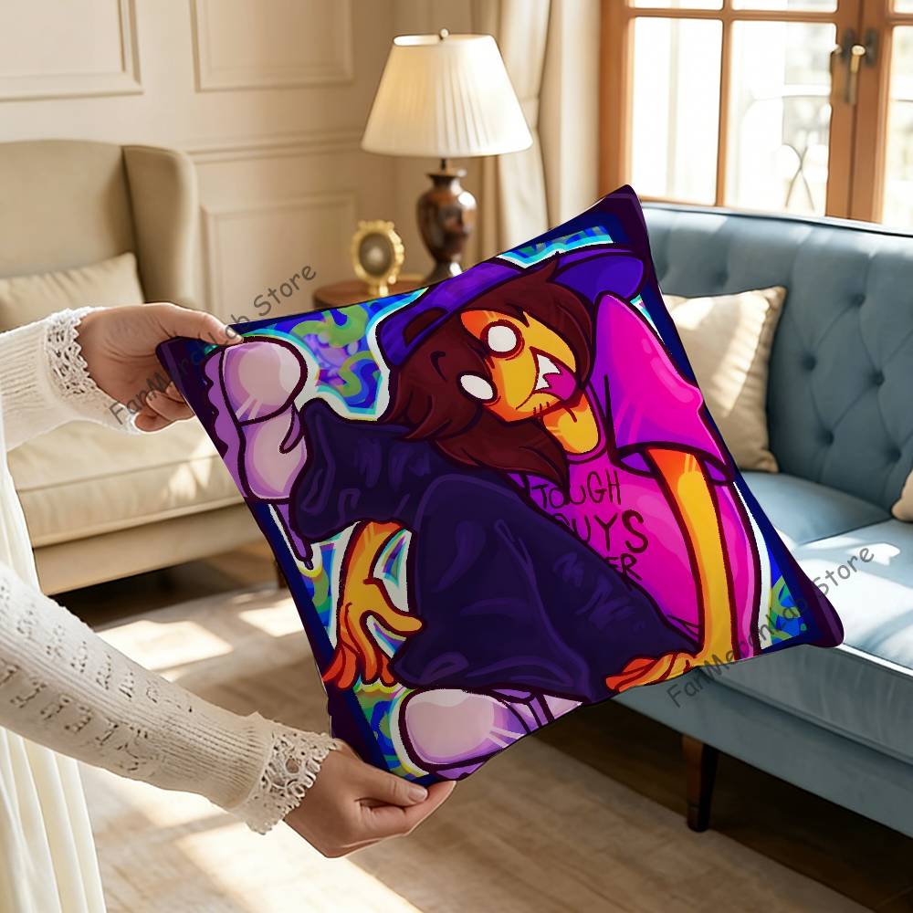 RRegretevatorS IInfectedS Pillowcase Pillowslip Cushion Plush Boys Girls Cartoon Anime Kawaii Decoration Kids Birthday Gifts