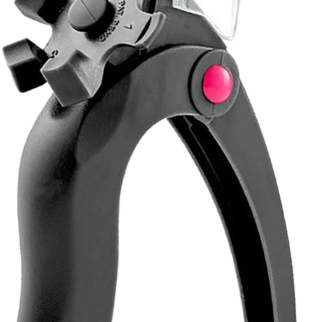 Adjustable Acrylic Nail Clippers with Sizer Professional Salon Stainless Steel Nail Tips Cutter Trimmer Black