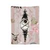 Halloween Gothic Blanket Flannel Romantic Goth Soft Throw Blanket for Car Sofa Couch Bed Rug