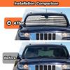 Front Window Windshield Visor Sun Shade Protector for Jeep Grand Cherokee 2011+