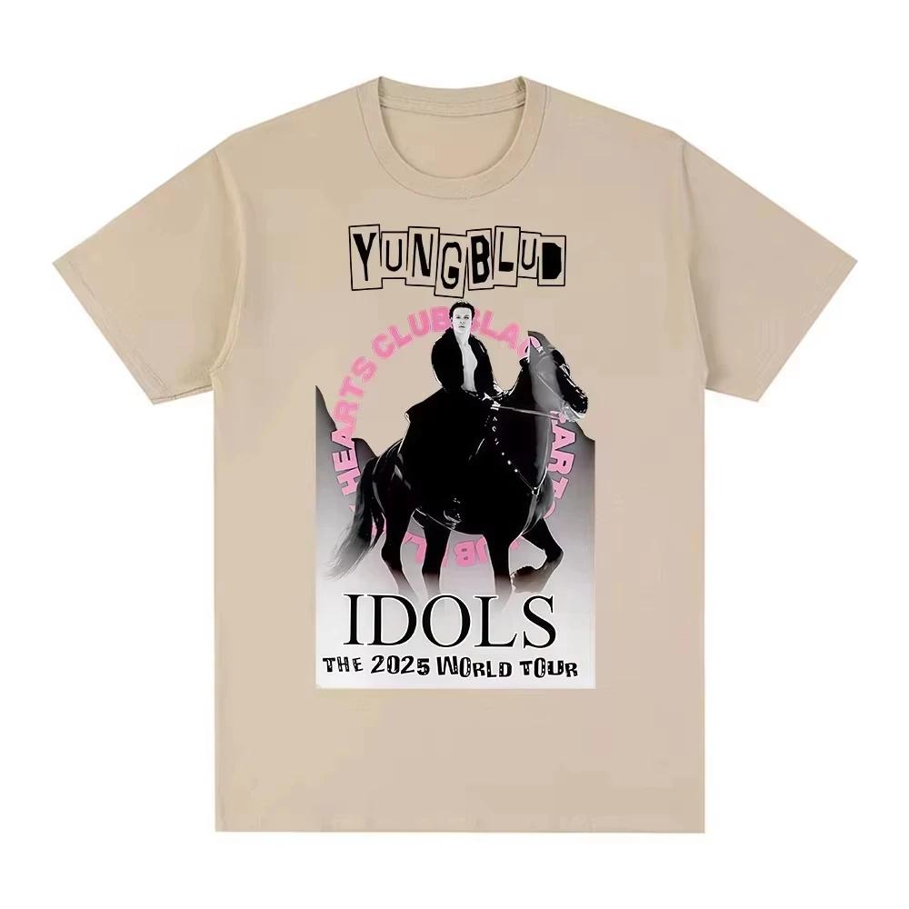 

Yungblud IDOLS Мерч Футболки Мужские Женские Одежда Мода Рок Уличный Футболка с коротким рукавом Летняя Повседневная Хлопок Оверсайз Футболки 4XL