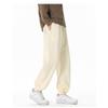 Men's Gray Heather Drawstring Joggers - Oversized Casual Streetwear Sweatpants with Elastic Cuffs
