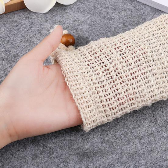 Koupelnová pěnová bublinková taštička na mýdlo Snadná síťka na bublinky Masážní peelingové sáčky Síťka