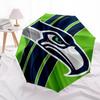 Seattle Seahawks pattern, automatic folding umbrella, portable and foldable design, 8 ribs, a Christmas or birthday gift.